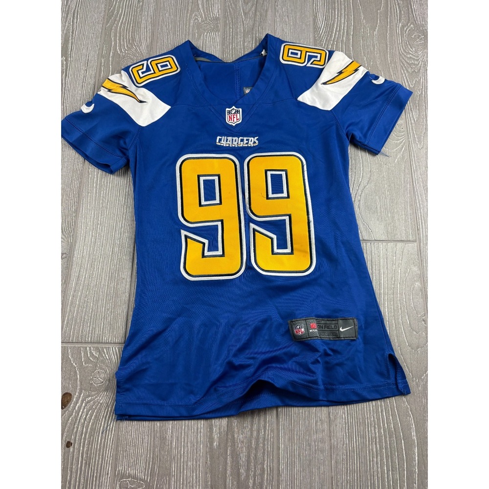 Nike Chargers Joey Bosa 99 Jersey Womens Medium Blue NFL Football Fan Apparel